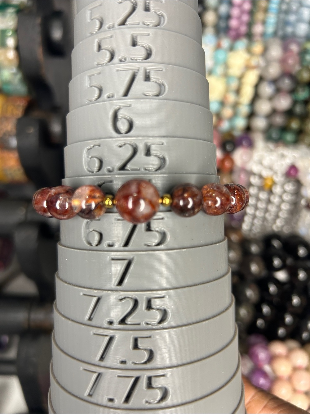 Fire quartz bracelet